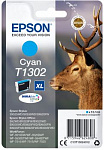 435394 Картридж струйный Epson T1302 C13T13024012 голубой (765стр.) (10.1мл) для Epson B42WD