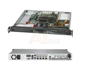 1257103 Серверная платформа SUPERMICRO 1U SATA SYS-5019C-M4L