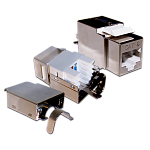 LAN-OK45S6/180 Модуль Keystone, RJ45, кат.6, STP, 180 градусов