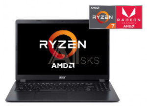 1396121 Ноутбук Acer Aspire 3 A315-42G-R61R Ryzen 7 3700U/8Gb/SSD512Gb/AMD Radeon 540x 2Gb/15.6"/FHD (1920x1080)/Windows 10/black/WiFi/BT/Cam