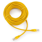 1646839 Cablexpert Патч-корд медный UTP PP10-15M/Y кат.5, 15м, литой, многожильный (желтый)