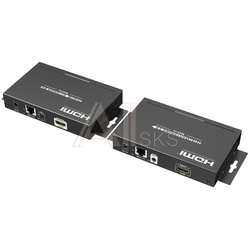 2402133403 Удлинитель HDMI по витой паре CAT6 поверх протокола IP до 120 м с функцией матричного коммутатора Lenkeng LKV383Matrix-4.0 (режим передатчики - приемн