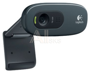 Вебкамера Logitech Webcam HD Pro C270, 0.9MP, 1280x720, Rtl, [960-000636/960-001063]