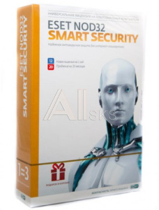 NOD32-ESS-NS(EKEY)-2-1 ESET NOD32 Smart Security - лицензия на 2 года на 3ПК