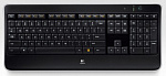 576790 Клавиатура Logitech Illuminated Keyboard K800 черный USB беспроводная Multimedia LED (подставка для запястий)