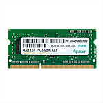 1719196 Apacer DDR3 SODIMM 4GB DS.04G2K.KAM PC3-12800, 1600MHz