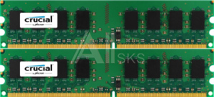 1000462394 Память оперативная Crucial 8GB Kit (4GBx2) DDR4 2400 MT/s (PC4-19200) CL17 SR x8 Unbuffered DIMM 288pin
