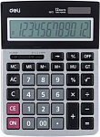1678768 Калькулятор настольный Deli E1672 серебристый 12-разр.