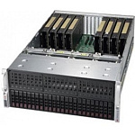 1663248 Supermicro SYS-4029GP-TRT2 4U, 4x2000W, 2xLGA3647, Intel®C622, 24xDDR4, 24x2.5"HDD, 2x10GbE, IPMI