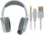 Наушники с микрофоном GMNG HS-L990G белый 1.5м мониторные Radio оголовье (1605117)