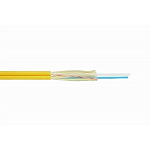 11016752 EUROLAN 39Z-S2-02-12YL Дуплексный волоконно-оптический кабель Z12 2x9/125 OS2 нг(А)-HFLTx, плотный буфер 900 мкм, оболочка 2,1 мм, желтый