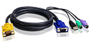 2L-5303UP ATEN USB-PS/2 3.0M HYBRID CABLE., 3m