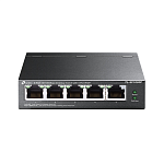 Коммутатор TP-Link TL-SF1005P, 5-портовый 10/100 Мбит/с настольный с 4 портами PoE, 5 портов RJ45 10/100 Мбит/с, включая 4 порта PoE, бюджет PoE до 58