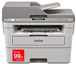MFCB7710DNYJ1 Brother MFC-B7710DN, P/C/S/F, A4, 34 cтр/мин, 128 МБ, Duplex, ADF50, USB, LAN, лоток 250 л., старт.картридж 2 000 стр. тонер TN-B0233