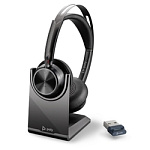 203239501 VOYAGER FOCUS 2 UC,VFOCUS2 С (COMPUTER & MOBILE) USB-C, PREMIUM STEREO BLUETOOTH HEADSET, WITH CHARGE STAND, WORLDWIDE