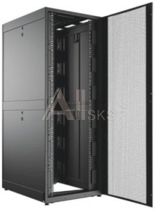 1886022 Шкаф серверный C3 Solutions (C3.RF4202) напольный 42U 600x1200мм пер.дв.перфор. задн.дв.перфор.2-хст. 2 бок.пан. 1400кг черный 1200мм 150кг 1982мм ста