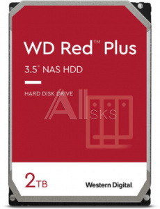 1478604 Жесткий диск WD Original SATA-III 2Tb WD20EFZX NAS Red Plus (5400rpm) 128Mb 3.5"