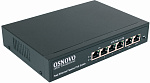 1000634494 Коммутатор Osnovo Коммутатор/ Passive PoE 6 портов, 4 PoE порта 10/100 Base-T, 2*10/100 Base-T Uplink, до 30W на порт