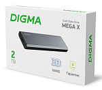 1885762 Накопитель SSD Digma USB 3.2 2Tb DGSM8002T1MGG MEGA X 1.8" темно-серый