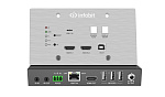 138213 Комплект настенной панели HDBaseT Infobit [WP301-Kit] (комплект для передачи и приема), HDMI 2.0 18 Гбит/с, 70 м для 1080p, 40 м для 4K/60 Гц, HDCP2.2