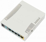 1080061 Роутер беспроводной MikroTik RB951UI-2HND N300 10/100BASE-TX белый