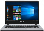 1140955 Ноутбук Asus VivoBook X407UA-BV207R Core i3 7100U/4Gb/SSD256Gb/Intel HD Graphics 620/14"/HD (1366x768)/Windows 10 Professional/grey/WiFi/BT/Cam