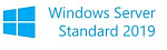 P73-07701 Windows Svr Std 2019 64Bit English DVD 10 Clt 16 Core License