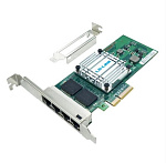 1355649 Сетевая карта LR-LINK Сетевой адаптер PCIE 1GB 4PORT LRES2025PT