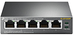 1000455596 Коммутатор/ 5-Port 10/100Mbps Desktop Switch with 4-Port PoE, 5 10/100Mbps RJ45 ports including 4 PoE ports, 58W PoE Power supply, steel case