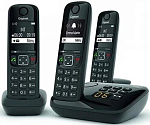 Телефонный аппарат GIGASET AS690A TRIO BLACK