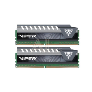 1202558 Модуль памяти PATRIOT Viper Elite Gaming DDR4 Общий объём памяти 16Гб Module capacity 8Гб Количество 2 2133 МГц Множитель частоты шины 14 1.2 В черный