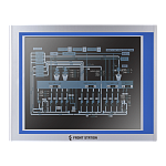 Российский промышленный панельный компьютер FRONT Station 260.200, на базе процессора Intel Celeron J6412 / Дисплей 17" с резистивным экраном / RAM 4