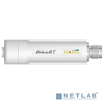 UBIQUITI BulletM2-HP Ультракомпактная точка доступа Wi-Fi, AirMax, Рабочая частота 2.4ГГц, Выходная мощность 30 дБм