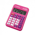 1140020 Калькулятор карманный Citizen Cool4School LC110NRPK розовый 8-разр.
