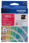 LC565XLM Brother LC-565XLM Картридж струйный для MFC-J2310/2510/3520/3720 пурпурный (1200 стр.)