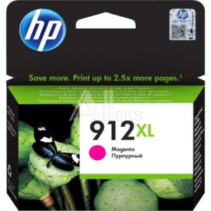 3YL82AE Cartridge HP 912XL для OfficeJet 8013/8023/8025, пурпурный (825 стр)