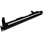 TWT-PP24TLC-1236 Патч-панель TELCO, 19", 1U, 24 порта RJ-45, контакты 12, 36