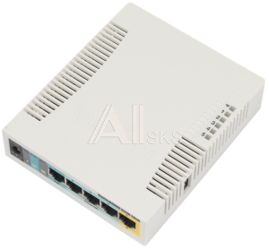 RB951Ui-2HnD MikroTik RouterBOARD 951Ui-2HnD with 600Mhz CPU, 128MB RAM, 5xLAN, built-in 2.4Ghz 802b/g/n 2x2 two chain wireless with integrated antennas, desktop c