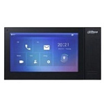 1828746 DAHUA DH-VTH2421FB-P Монитор видеодомофона IP 7 дюймовый, черный, ёмкостной сенсорный экран, встроенная карта памяти до 8Гб, питание DC 12В/PoE