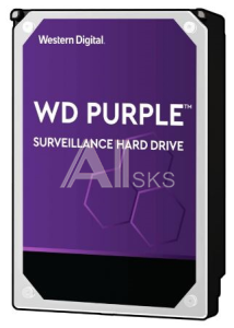 Western Digital HDD SATA-III 10Tb Purple WD102PURZ, 7200RPM, 256MB buffer (DV&NVR + AI)