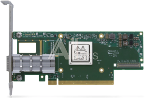 1000575997 Адаптер MELLANOX Infiniband ConnectX®-6 VPI adapter card, HDR IB (200Gb/s) and 200GbE, single-port QSFP56, PCIe4.0 x16, tall bracket, single pack