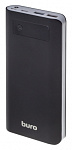 487834 Мобильный аккумулятор Buro RB-20000-LCD-QC3.0-I&O Li-Ion 20000mAh 3A черный 3xUSB материал пластик