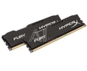 1156650 Модуль памяти KINGSTON Fury Gaming DDR3 Module capacity 8Гб Количество 2 1600 МГц Множитель частоты шины 10 1.5 В черный HX316C10FBK2/16