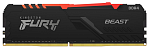 KF432C16BBA/8 Kingston 8GB 3200MHz DDR4 CL16 DIMM FURY Beast RGB