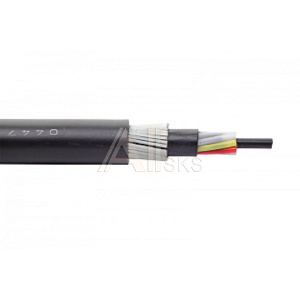 11017053 EUROLAN 39L-30-128-12BL Модульный волоконно-оптический кабель L04-FG с центральным силовым элементом, с броней из стеклопластиковых прутков, 128x50/12