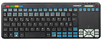 1076294 Клавиатура Thomson ROC3506 LG черный USB slim Multimedia Touch