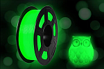 npr_D4786 Филамент NVPRINT PLA Noctilucen (Glow In the Dark) Green для 3D печати диаметр 1.75мм длина 330 метров масса 1 кг