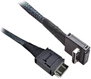 1000440332 Кабель Intel Celeron AXXCBL800CVCR 800 mm long, spare cable kit (1 cable included), straight OCuLink SFF-8611 connector to right angle OCuLink SFF-8611 connector