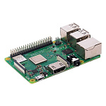 Одноплатный компьютер Raspberry Pi 3 Model B (RA432,E14 version) Retail,1GB RAM,QuadCore 1.2GHz Broadcom BCM2837 64bit CPU,WiFi,Bluetooth,40-pin exten