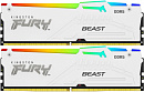 2001726 Память DDR5 2x32GB 5200MHz Kingston KF552C40BWAK2-64 Fury Beast RGB RTL Gaming PC5-41600 CL40 DIMM 288-pin 1.25В single rank с радиатором Ret